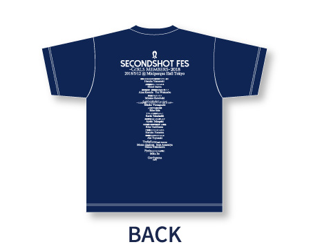 SECONDSHOT FES -Girls Members- 2018 Tシャツ